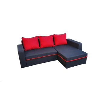 Color sarokülő Fekete - Piros színben