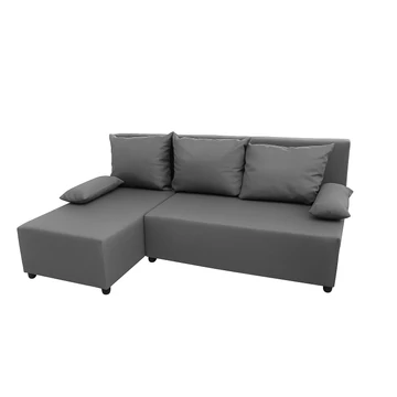 Fjord sarokülő sötétszürke színben