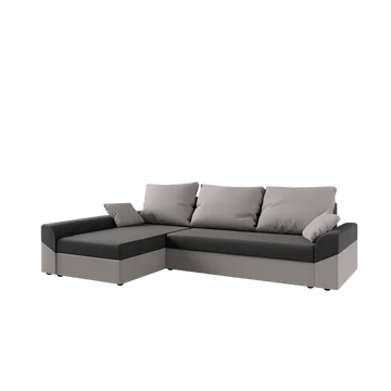 Napoli sarokülő világosszürke - sötétszürke színben