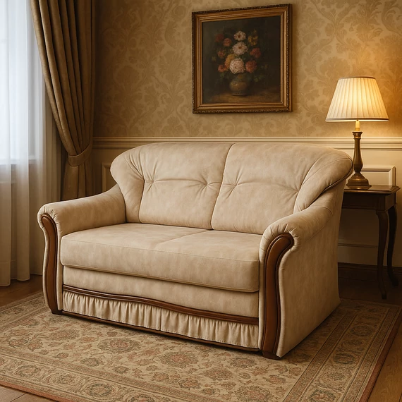 President 2-es kanapé beige színben
